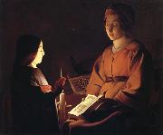 The Education of the virgin unknow artist